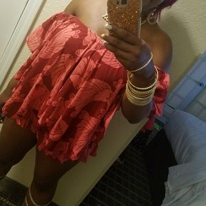 Free people shorts 2 piece set merpati